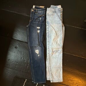 Girls Abercrombie Kids Mini Mom High-Rise Jean